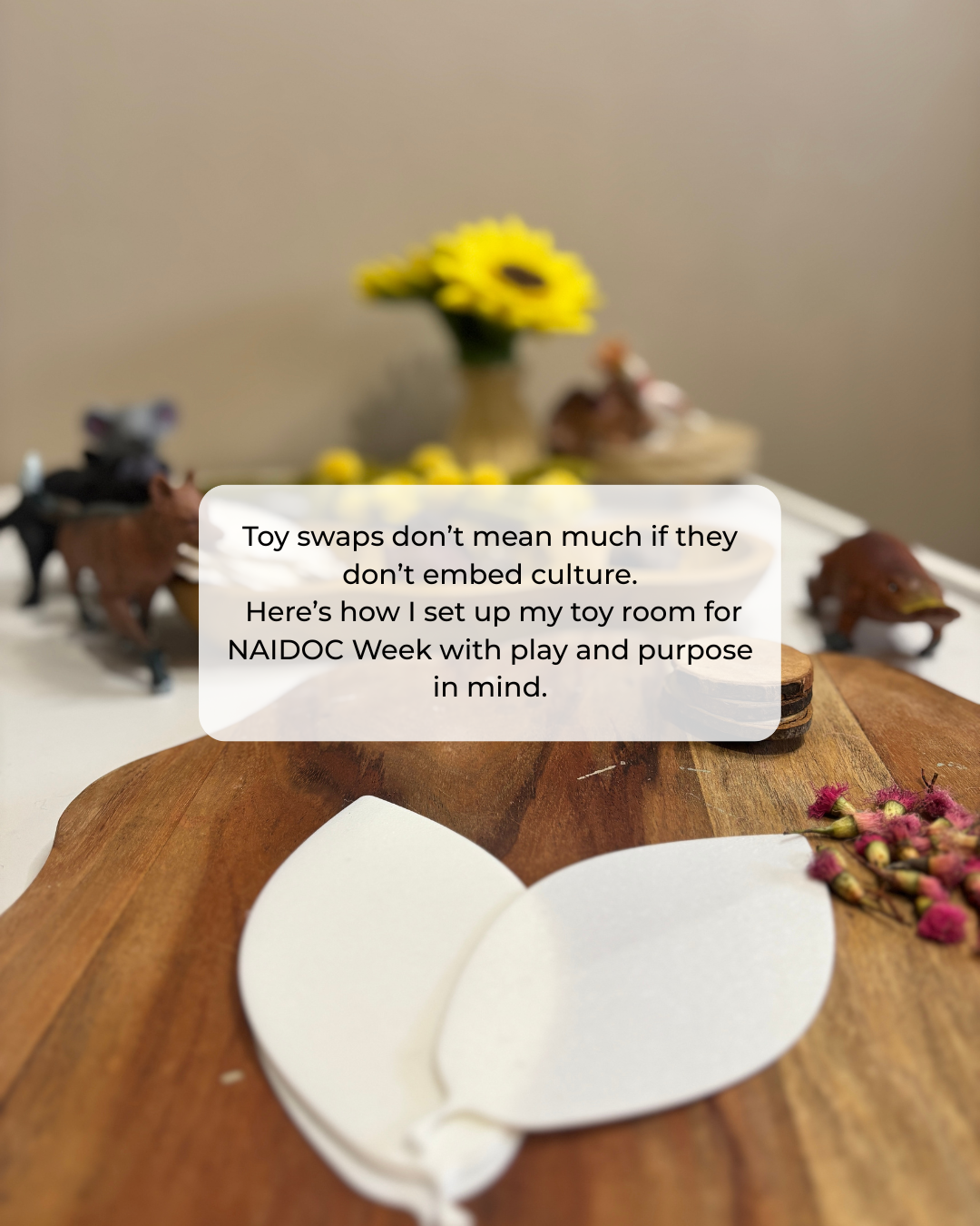 Embedding Culture Through Play: Inside My NAIDOC Week Toy Room Refresh