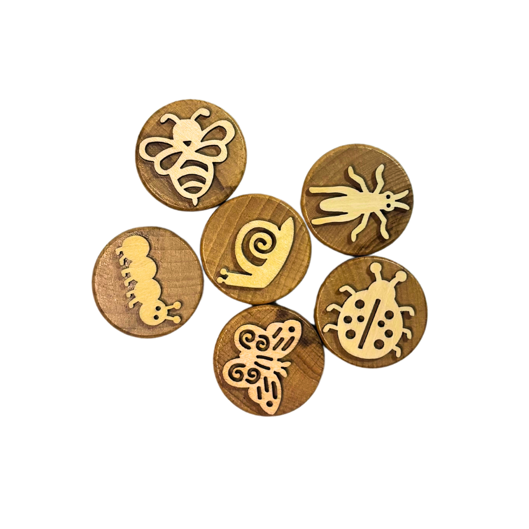 Buzzy & Flutter Garden Play Dough Stamps