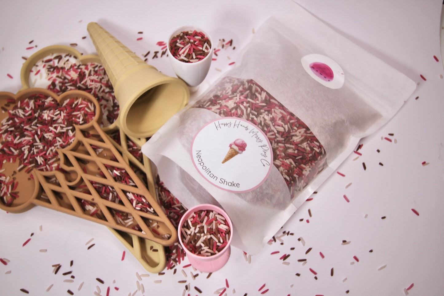 Ice Cream Cone Sensory Tray