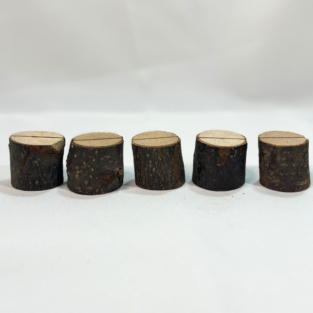 Wood Round Card Stand