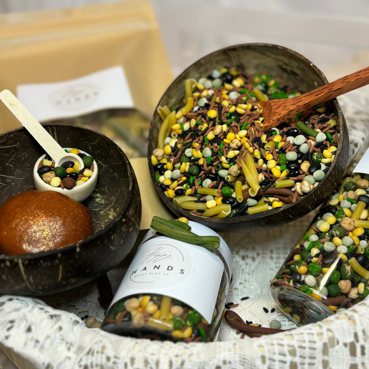 Trucks and Diggers Sensory Bin