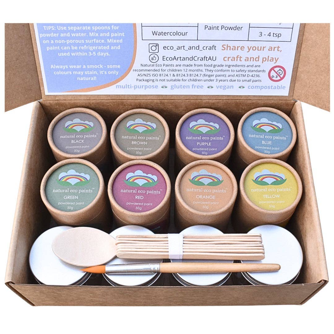 Natural Eco Paints - plastic free natural paint for kids: Eco Art and Craft