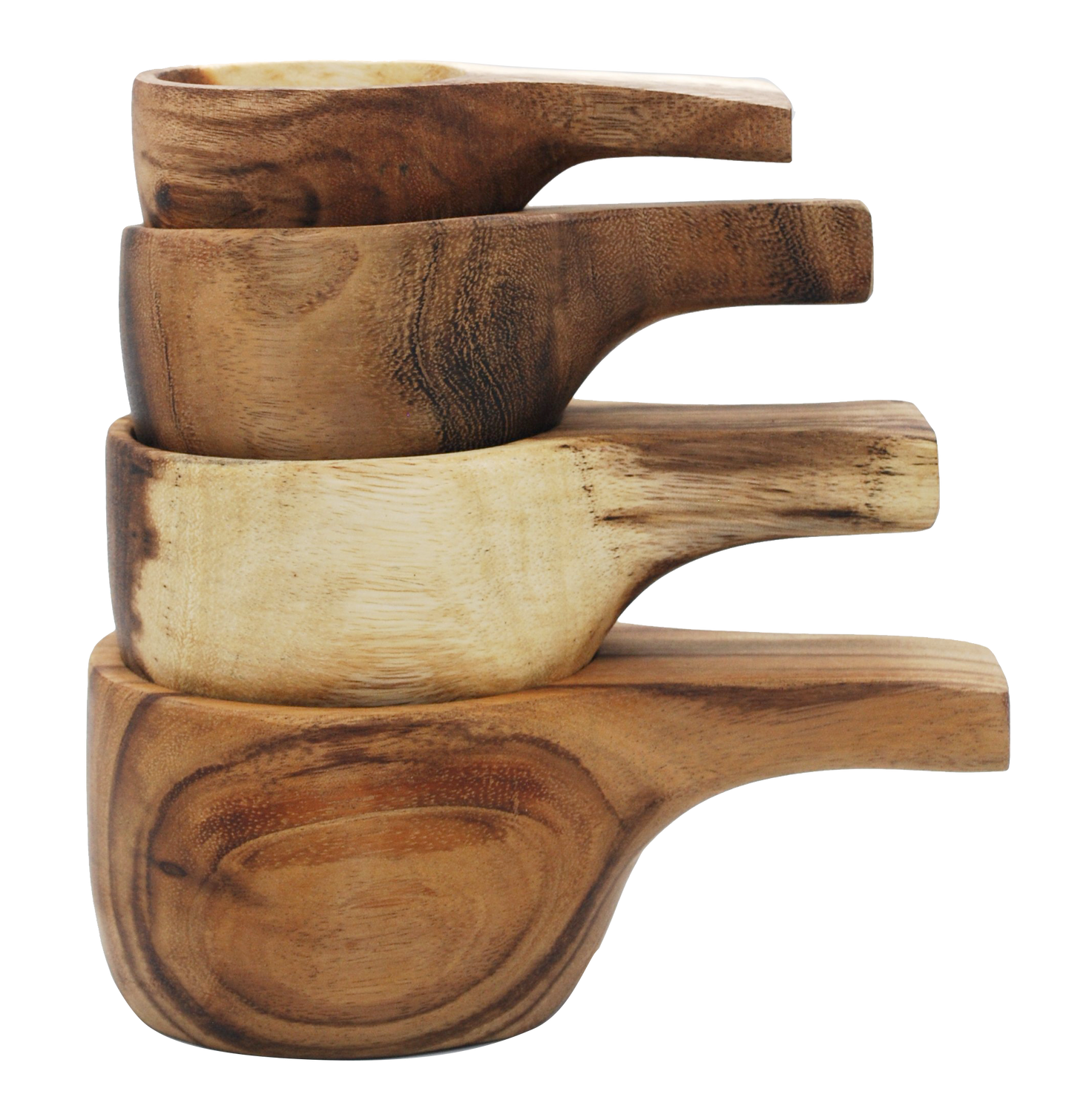 Wooden Measring Cups Set of 4