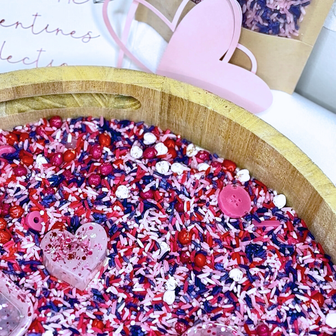'Love Me' Sensory Rice