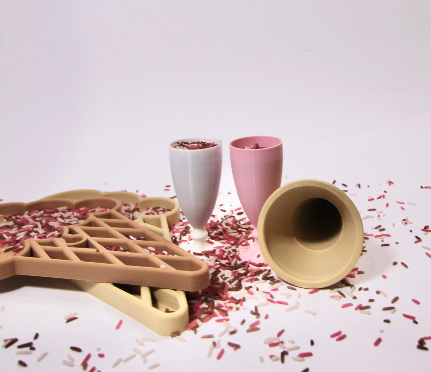 Ice Cream Cone Sensory Tray