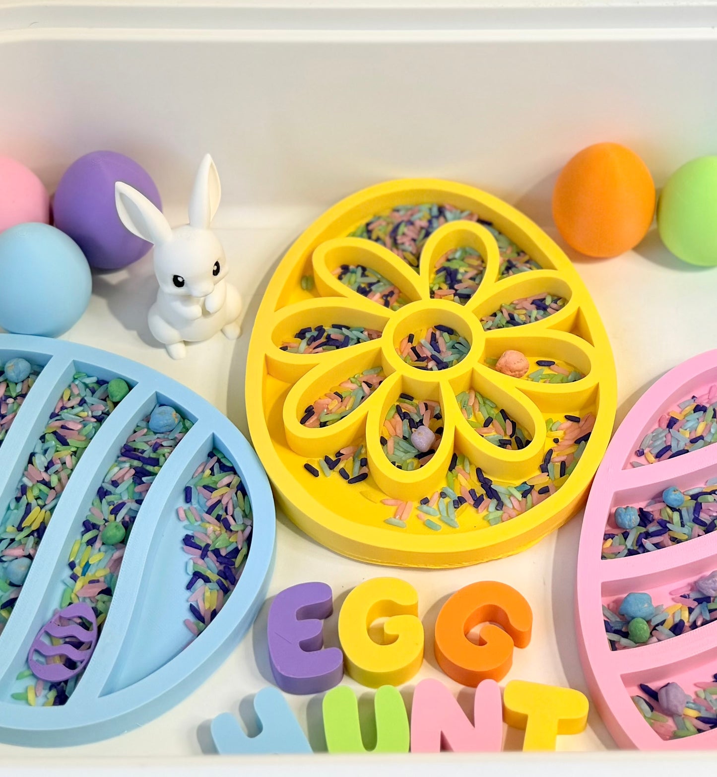 Hollow Pastel Eggs Set (14 Piece)