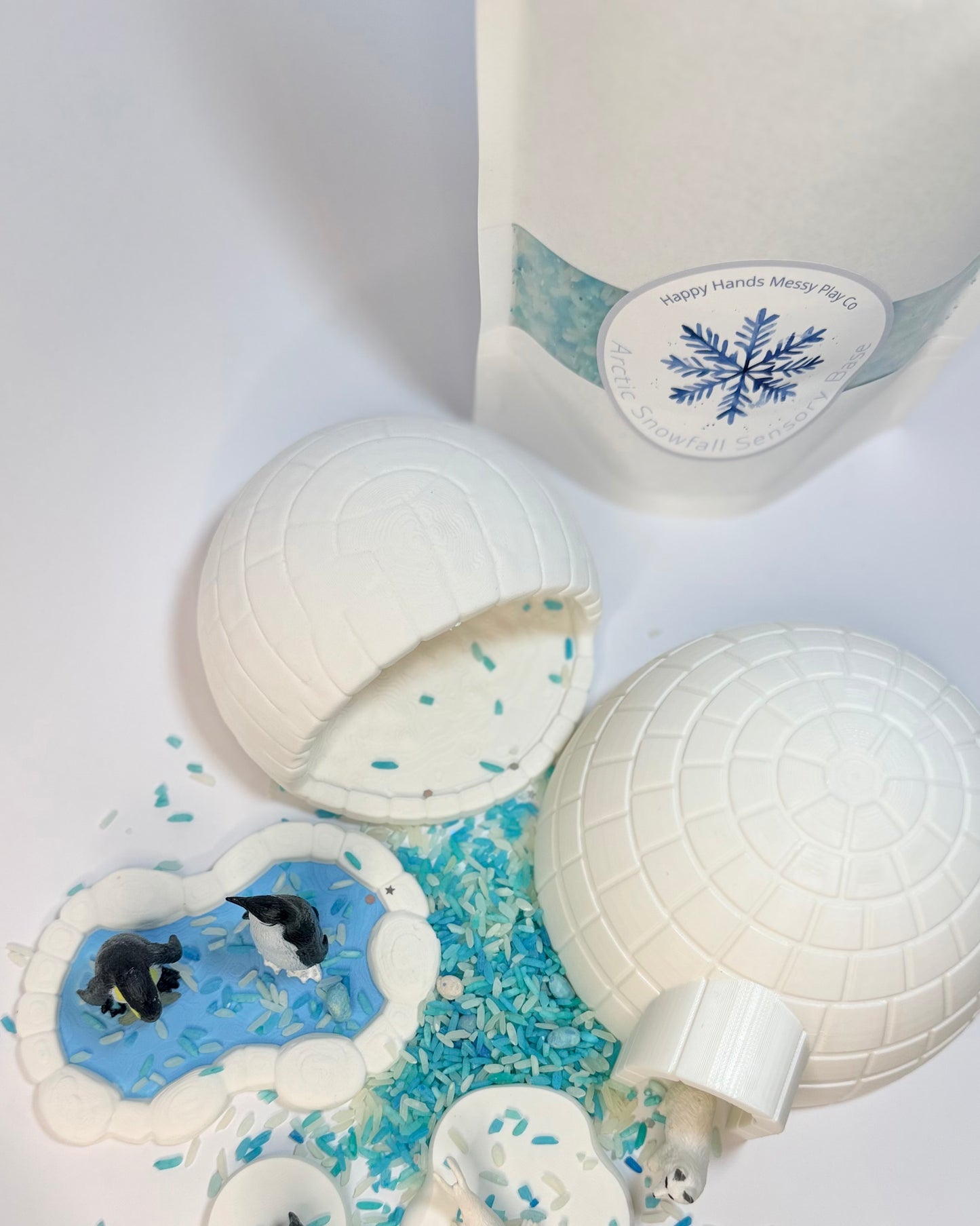 Icy Pond Play Tray