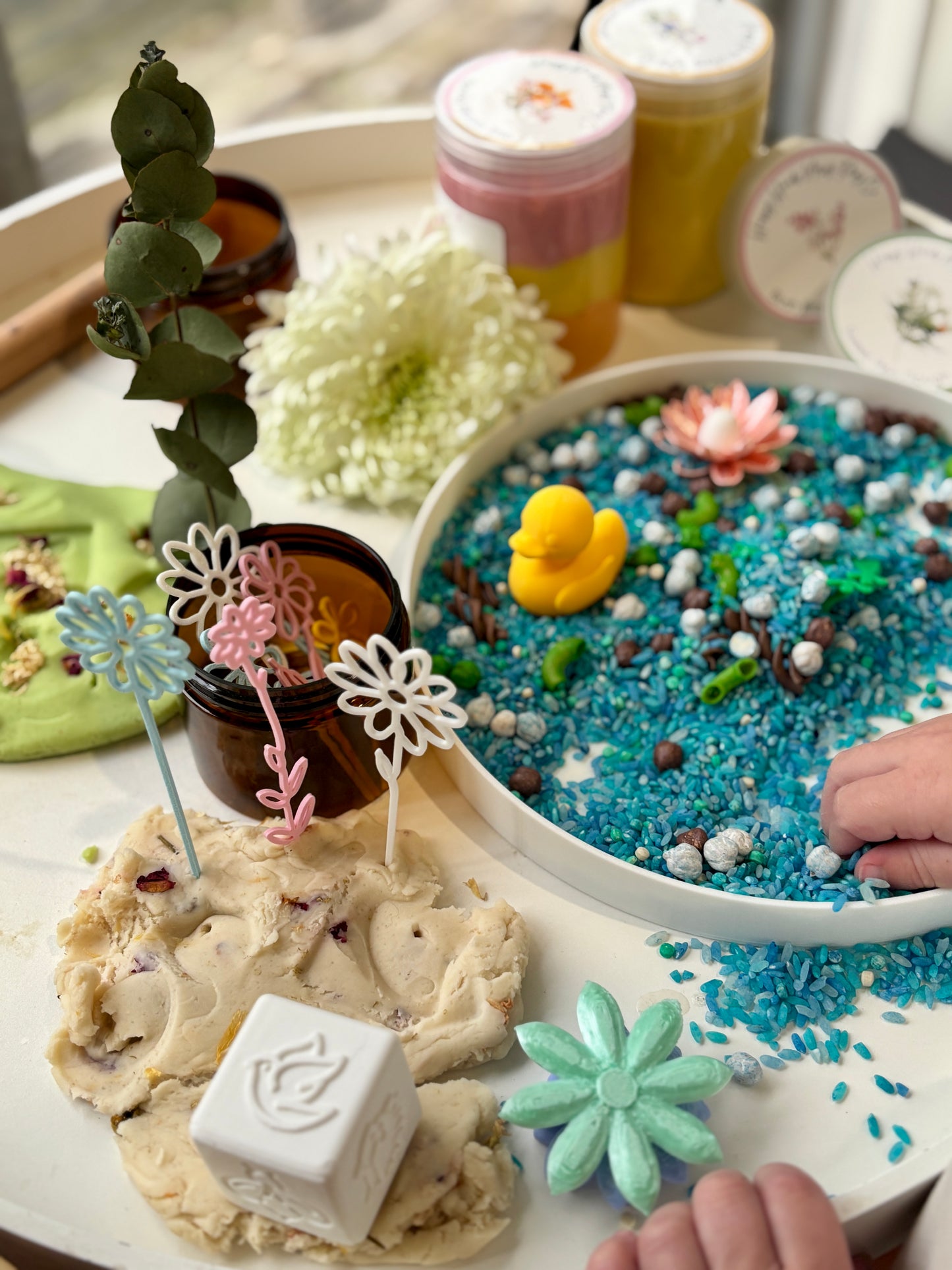 Spring Bloom Stamping Cube