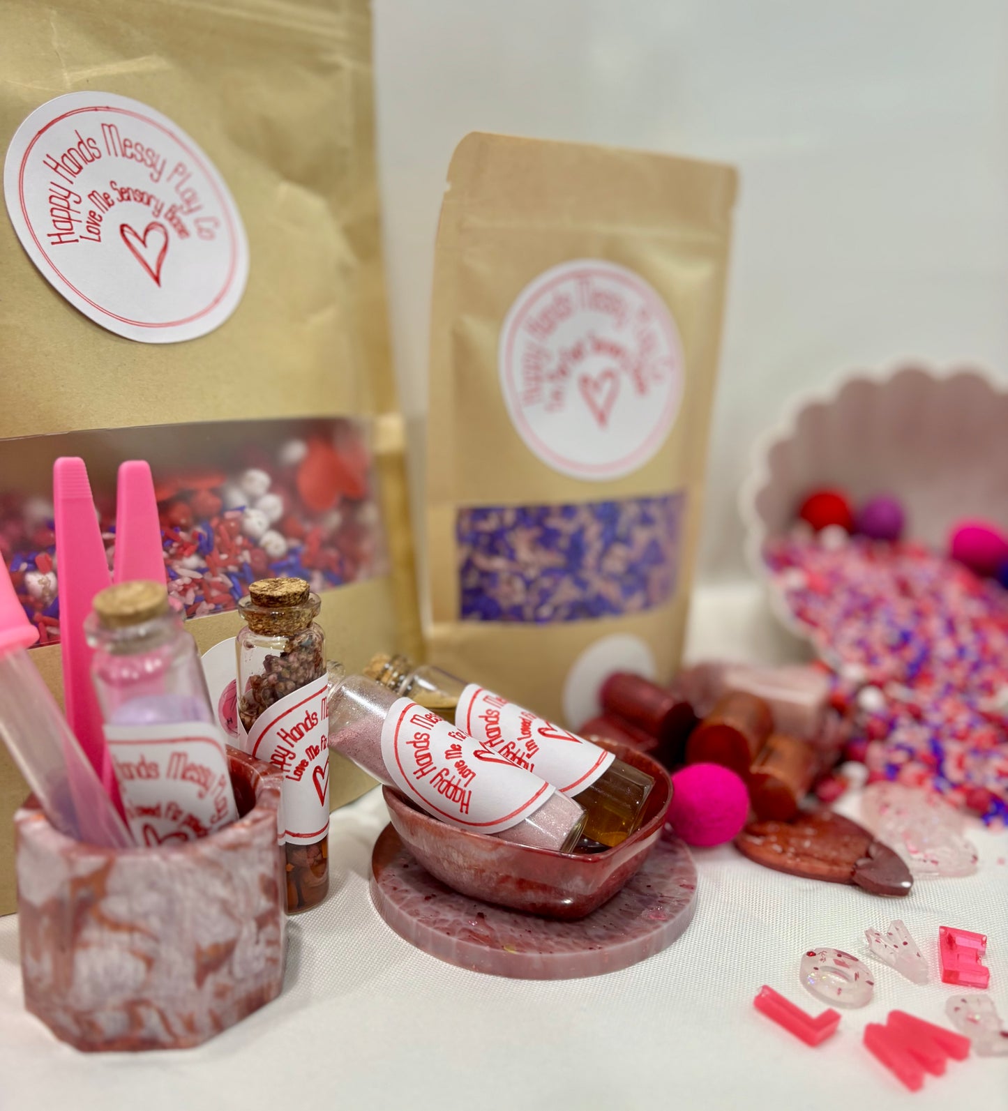 'Love Me' Sensory Rice