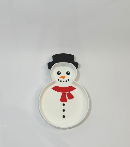 Snowman Play Tray