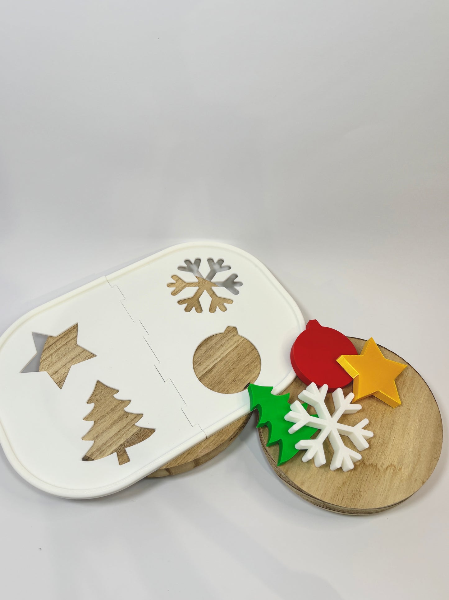 Deck the Halls Shape-Sorter Lid