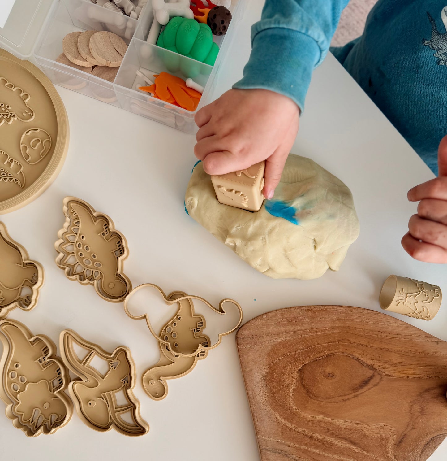 Prehistoric Prints Dinosaur Stamp Cube