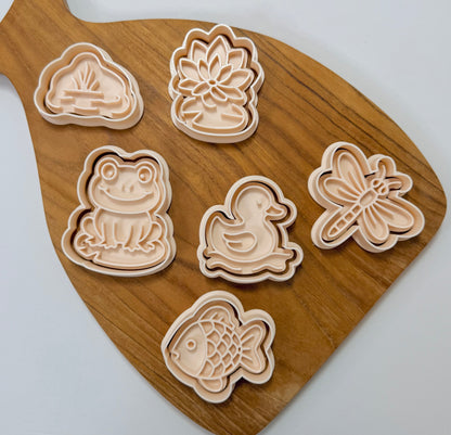 Puddle Pond Playdough Cutter Set