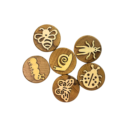 Buzzy & Flutter Garden Play Dough Stamps