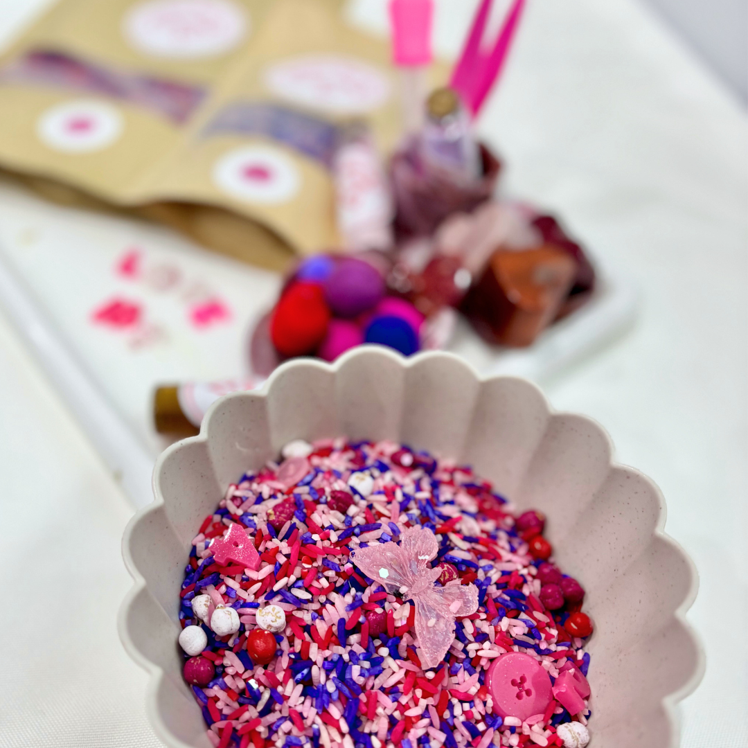 'Love Me' Sensory Rice