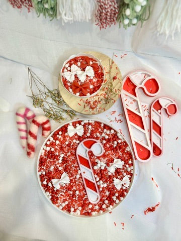 Candy Cane Kisses Crunch | Festive Sensory Base
