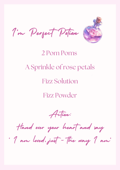 Valentine Potion Recipe Cards