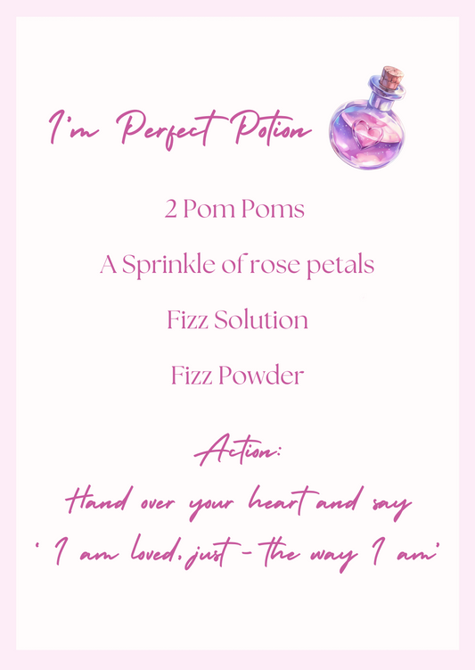 Valentine Potion Recipe Cards