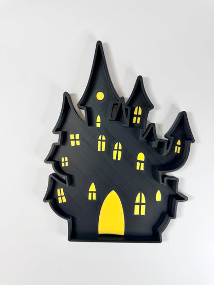 Haunted House Double-Sided Tray