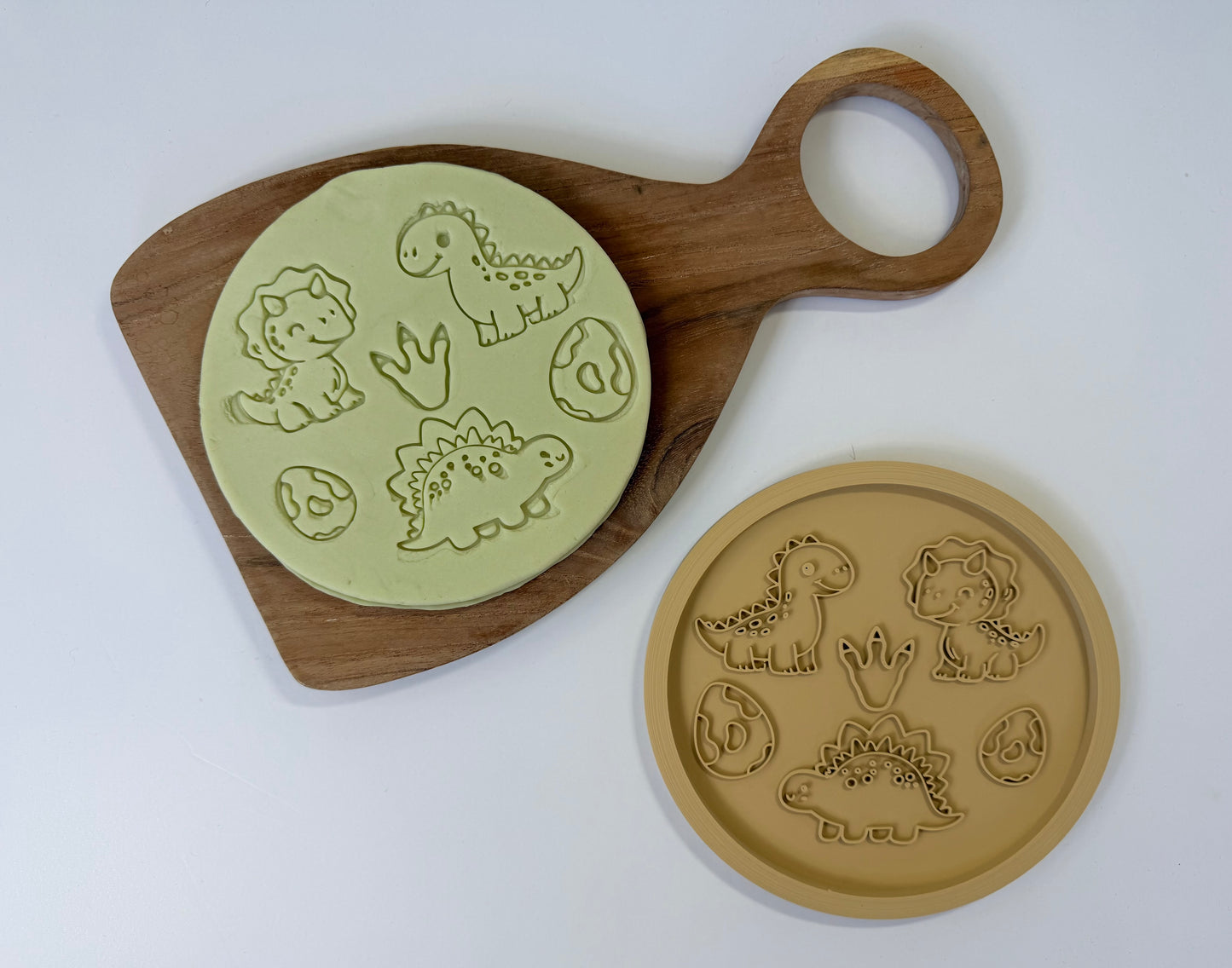 Dino Discovery Playdough Imprint Tray