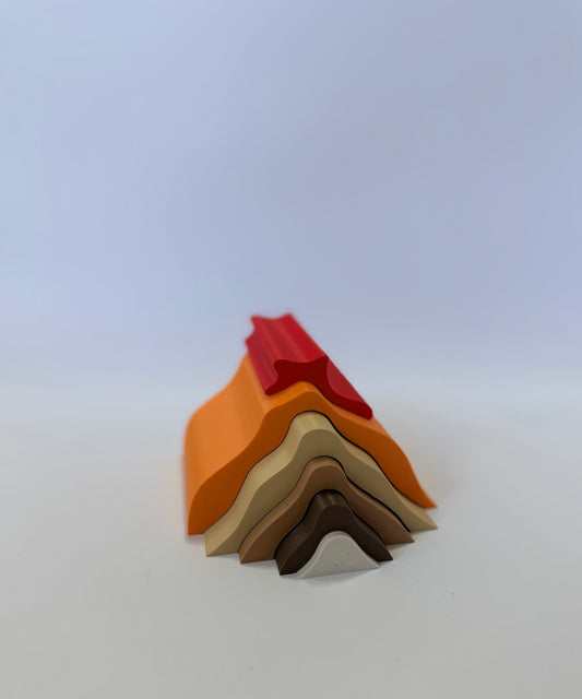 Layers of the Earth Volcano Stacker