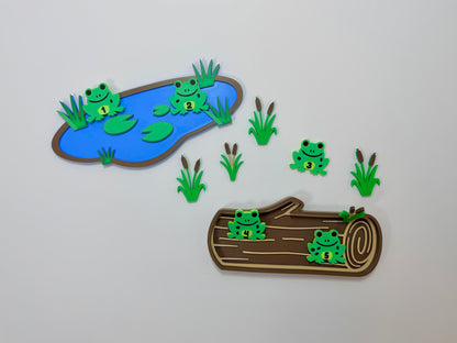 Five Speckled Frogs Play Set