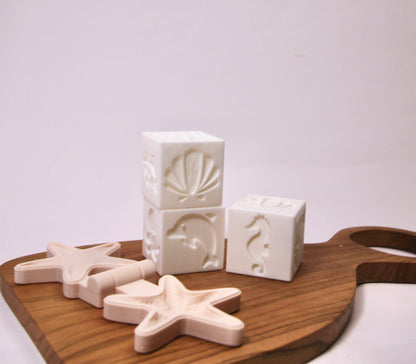Ocean Creature Stamp Cube