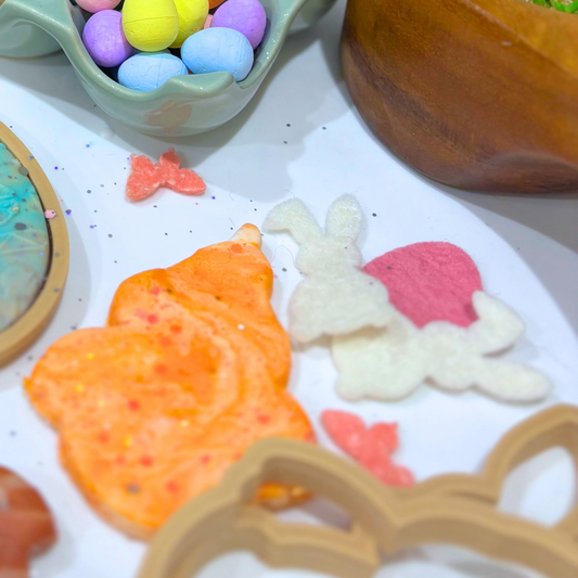 Bunny Hop Blend Playdough | Caramilk Scented
