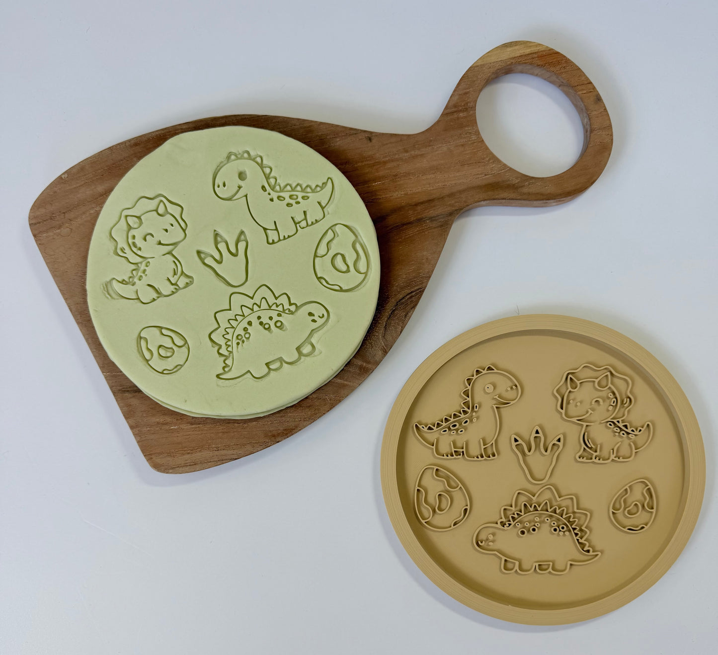 Dino Discovery Playdough Imprint Tray