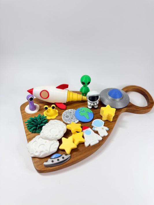Space Mini Play Pieces Set