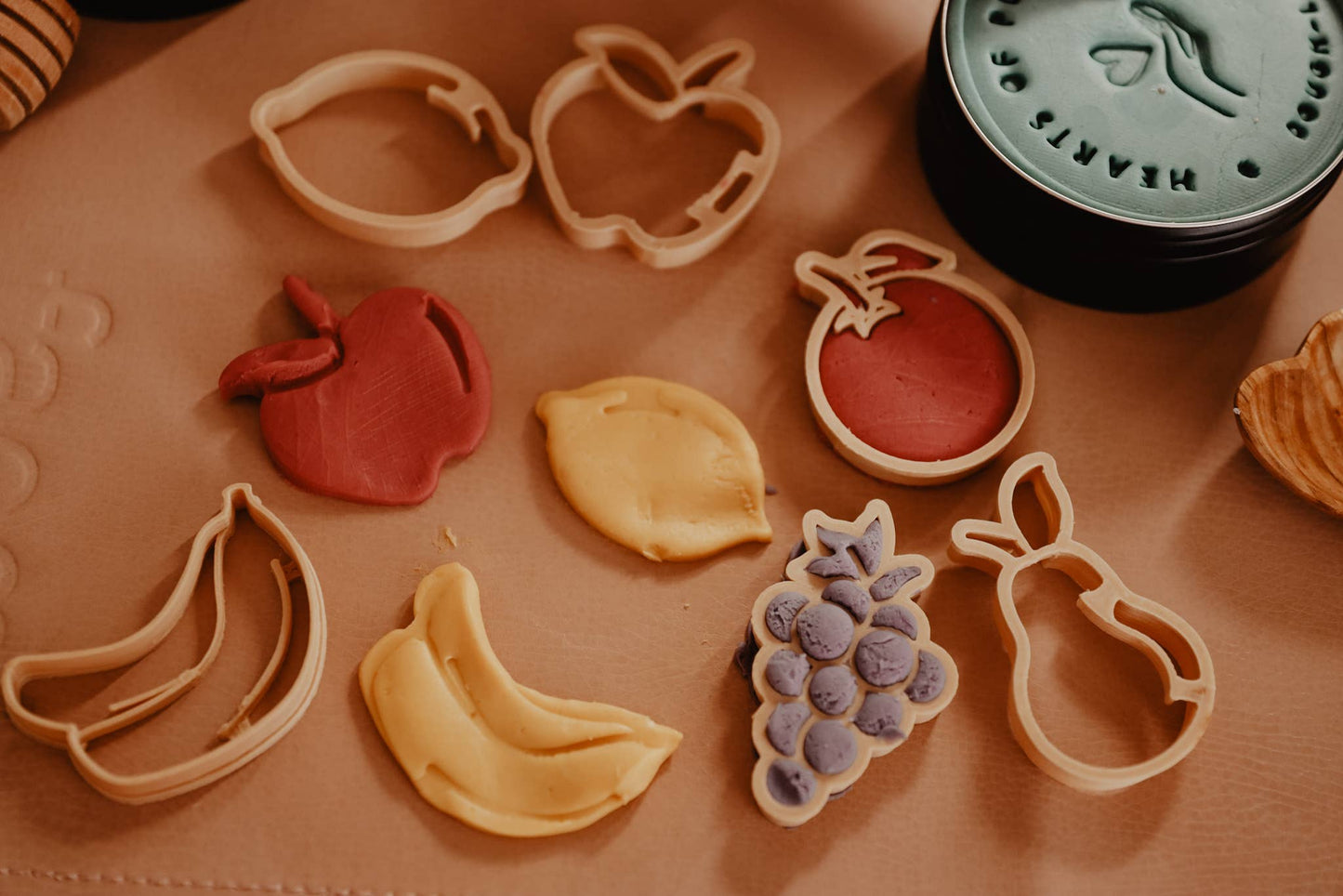 Mini Fruit playdough Eco Cutter Set