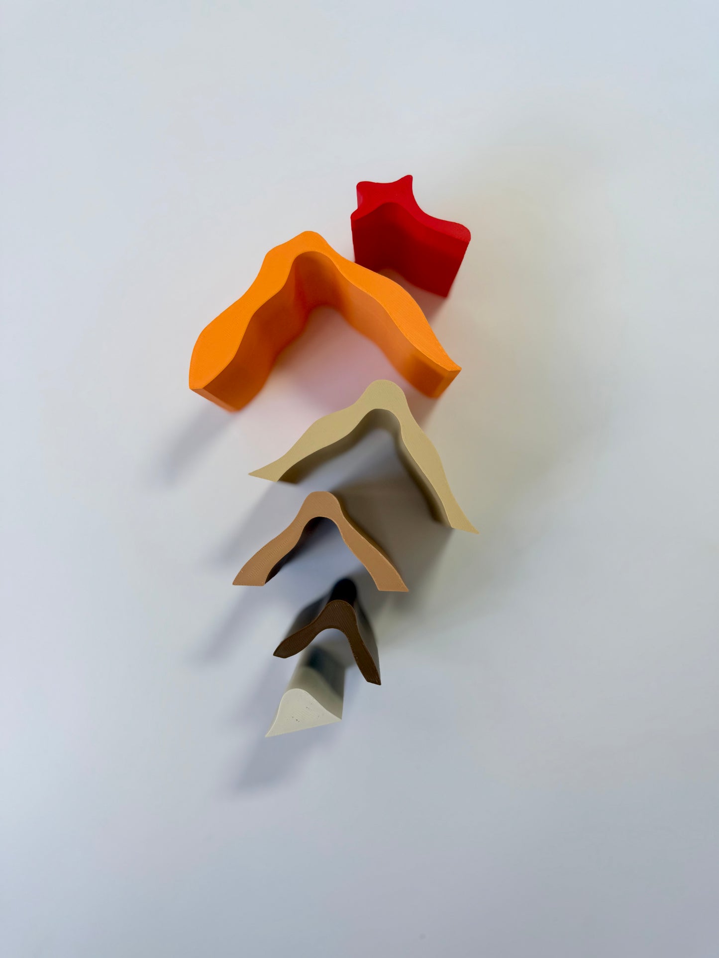 Layers of the Earth Volcano Stacker