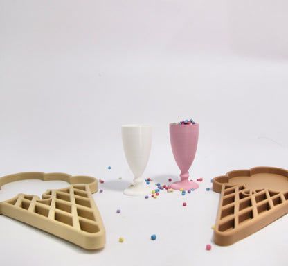 Ice Cream Cone Sensory Tray
