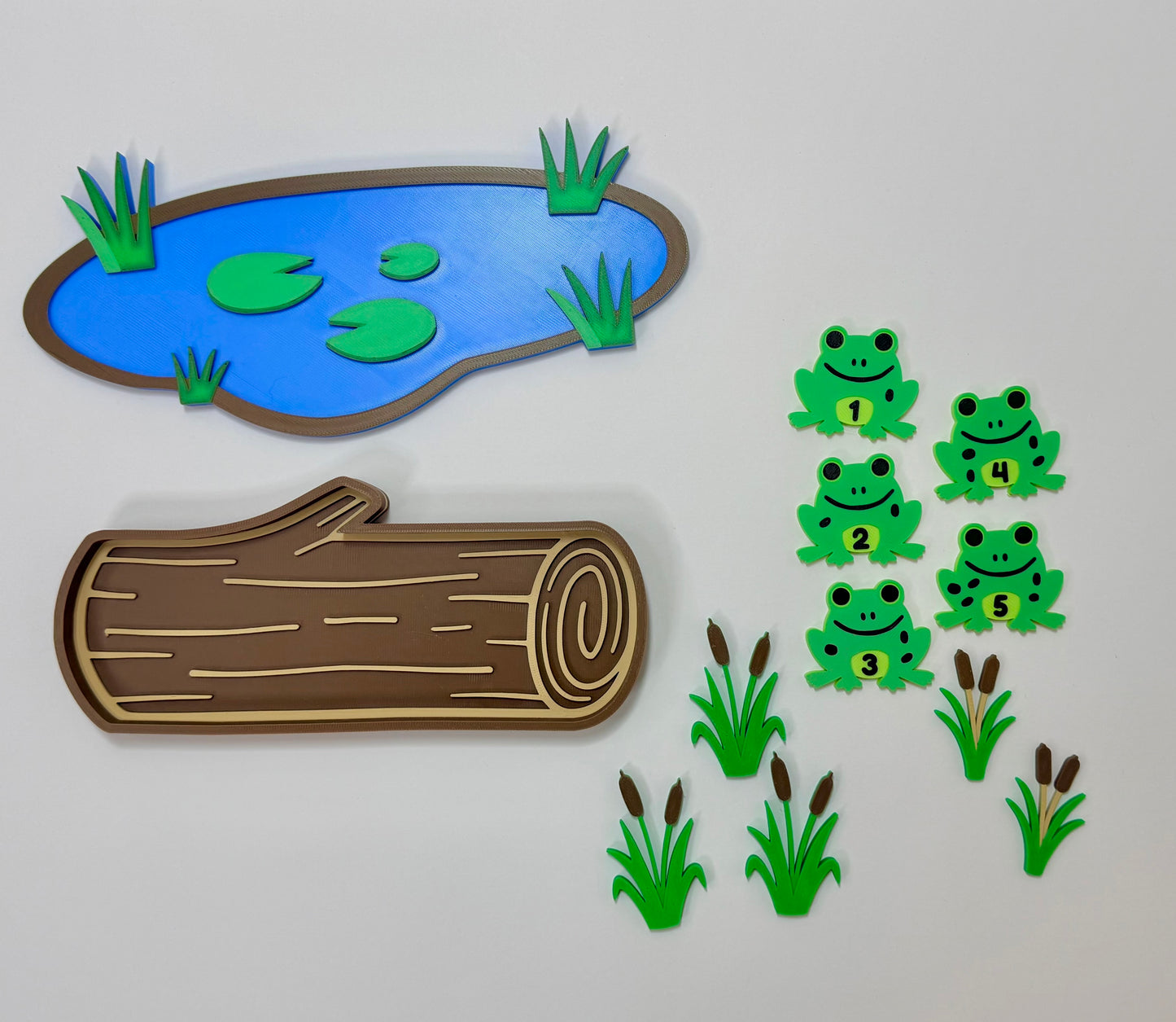 Five Speckled Frogs Play Set