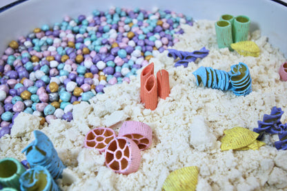 Coral Reef Pasta Sensory Base