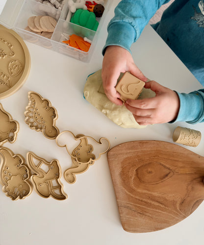 Prehistoric Prints Dinosaur Stamp Cube