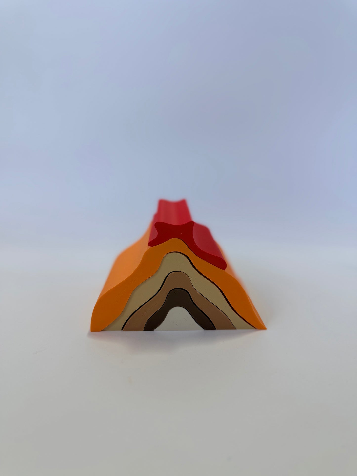 Layers of the Earth Volcano Stacker