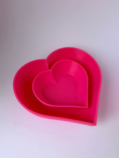 Nested Heart Tray Duo