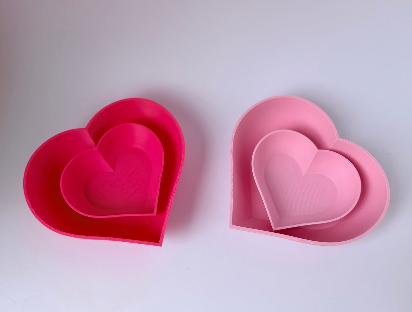 Nested Heart Tray Duo