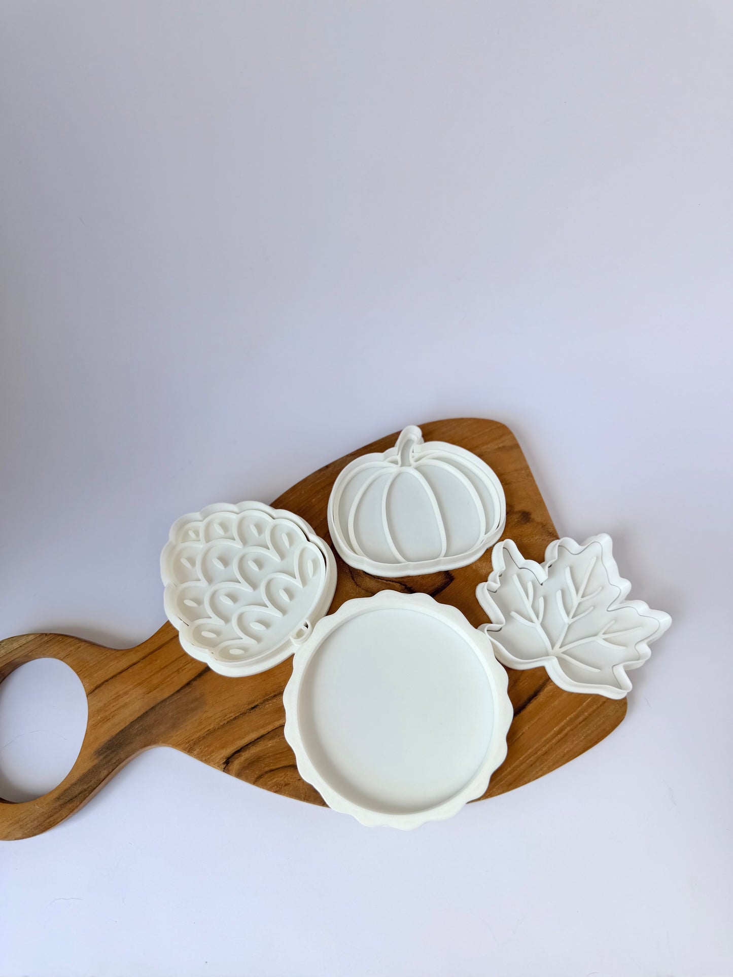 Autumn Cutters + Pie Tray Set (4pc)