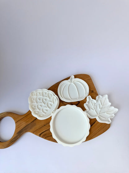 Autumn Cutters + Pie Tray Set (4pc)