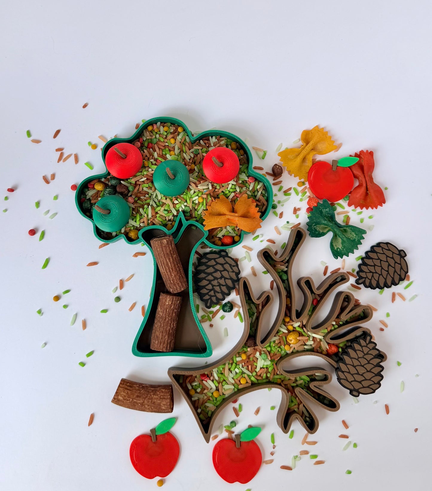 Forest Trees Tray Set (2pc)