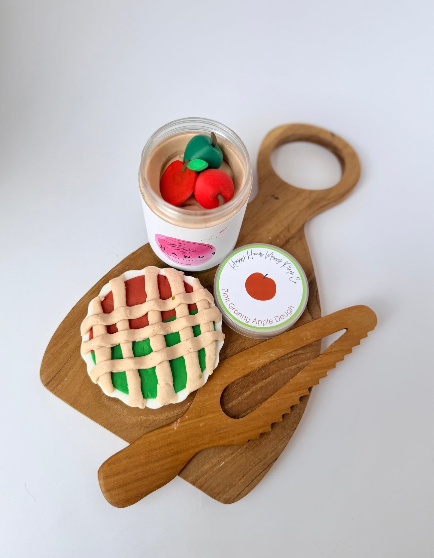 Pink Granny Apple Dough
