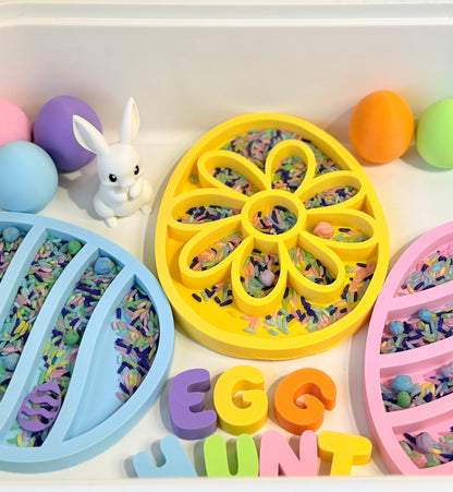 Hollow Pastel Eggs Set (14 Piece)