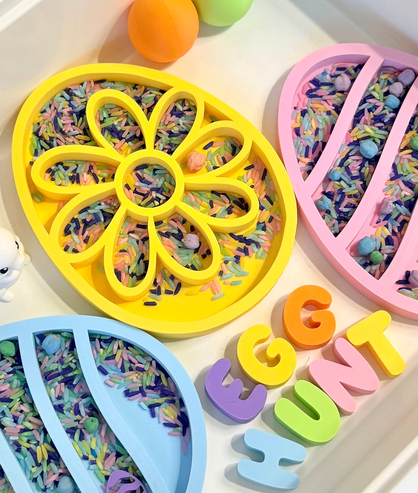 Speckled Egg Sensory Base