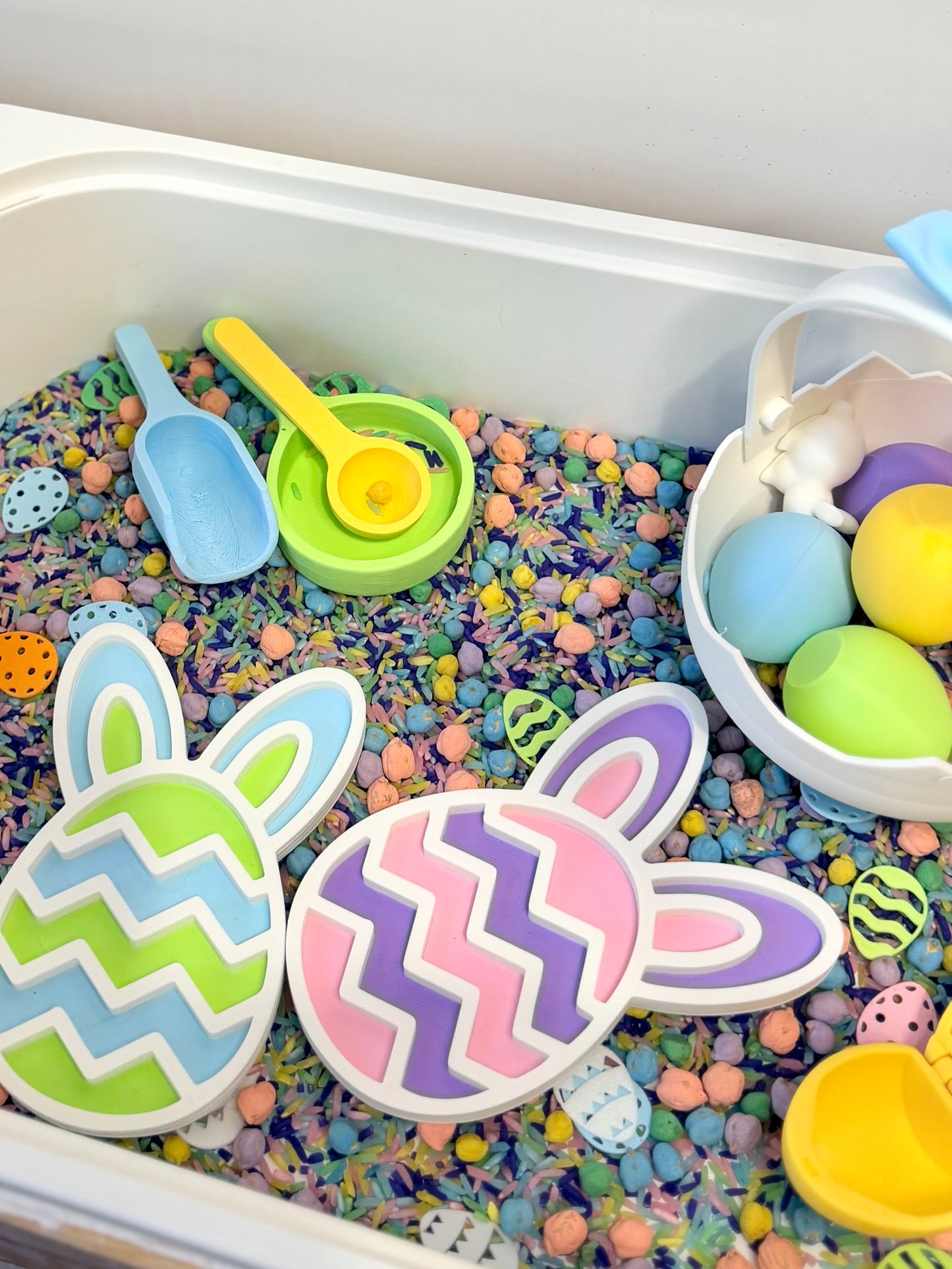 Hollow Pastel Eggs Set (14 Piece)