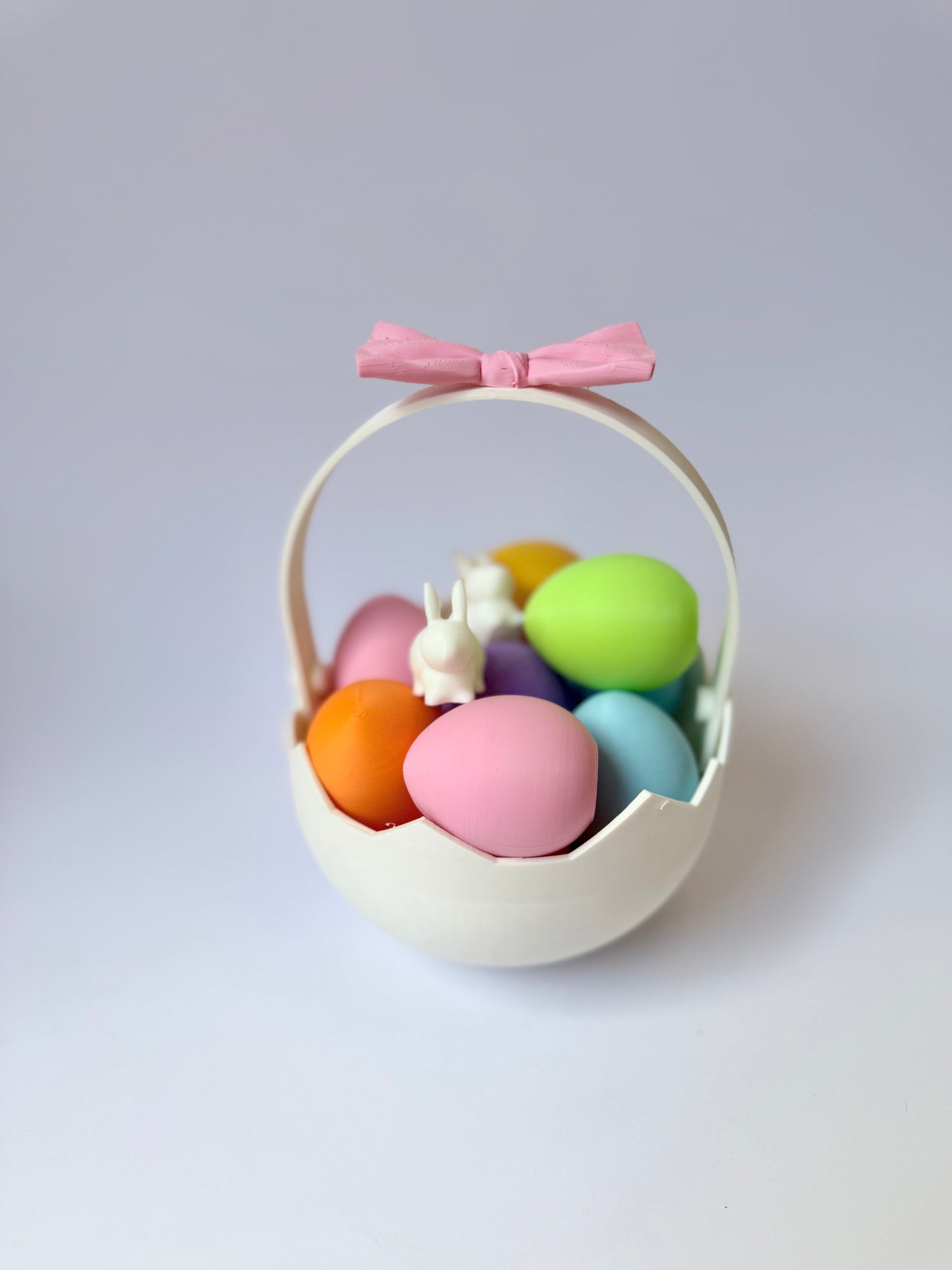Hollow Pastel Eggs Set (14 Piece)