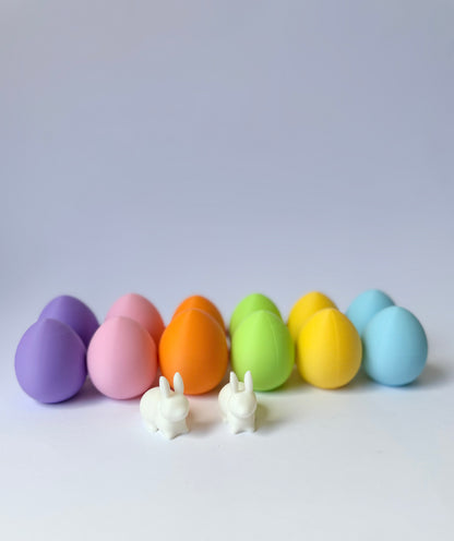 Hollow Pastel Eggs Set (14 Piece)