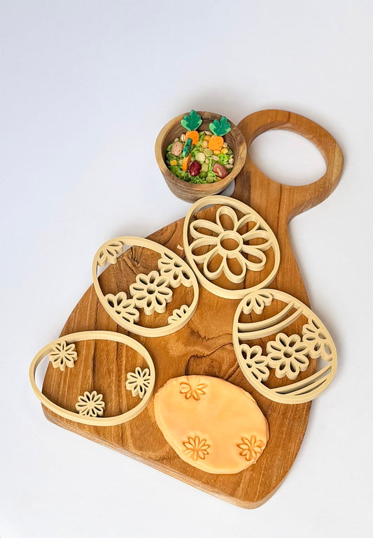 Easter Bloom Egg Stamp Set (Set of 4)