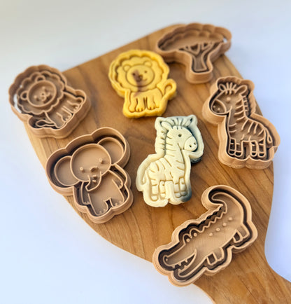 Jungle Animal Playdough Cutter Set